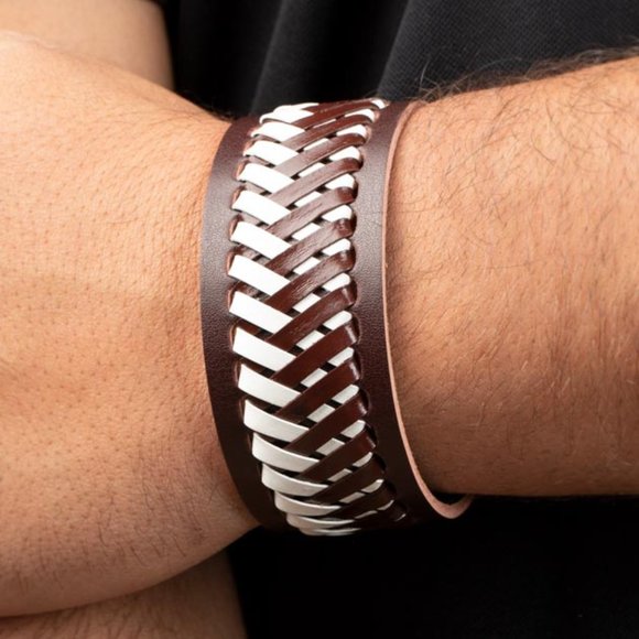 paparazzi Other - ​Punk Rocker Road - Brown Bracelet